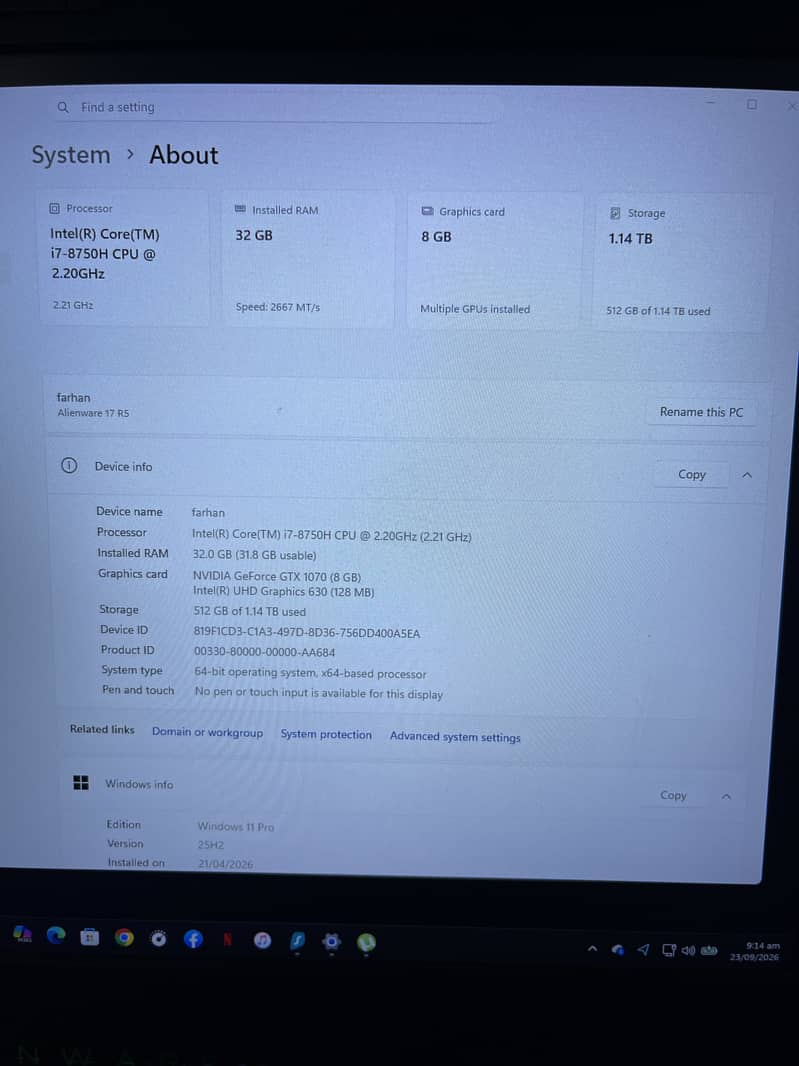 Alienware 17 R 5 2