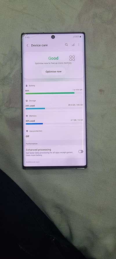 Samsung Mobile Note 10 Plus 12/256