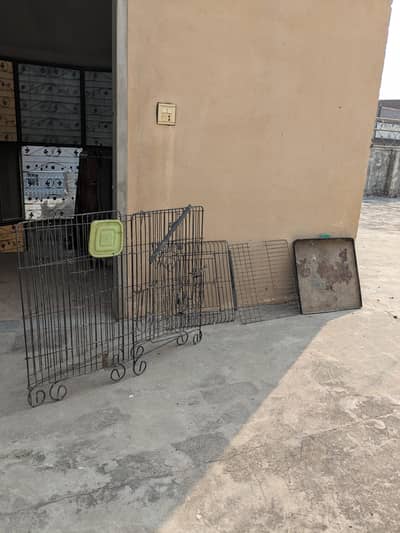 Best foldable cage for birds only one month use no damage no repair