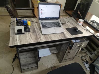Office table and chair