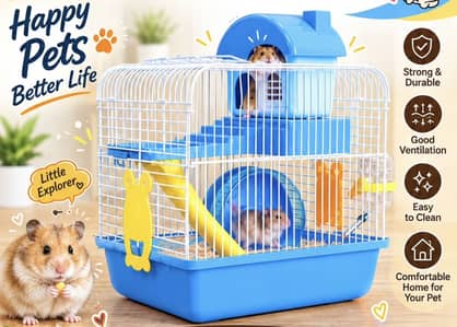 Hamsters brand new house for sale.