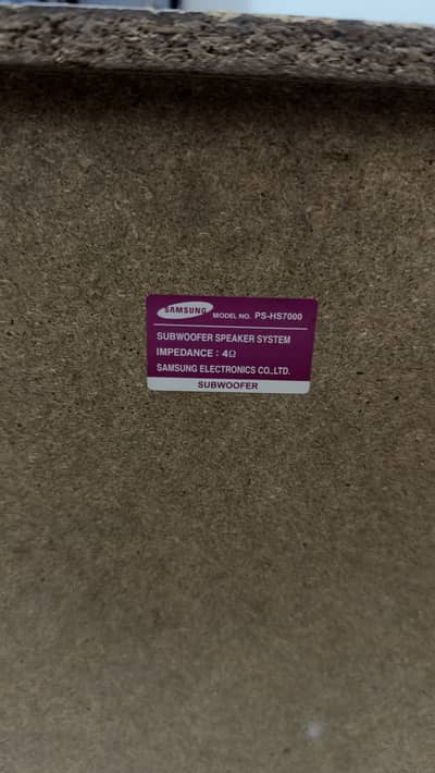 Samsung PS-HS7000 subwoofer 12.5inch