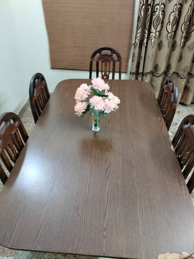 Dinning Table With 7 Chairs