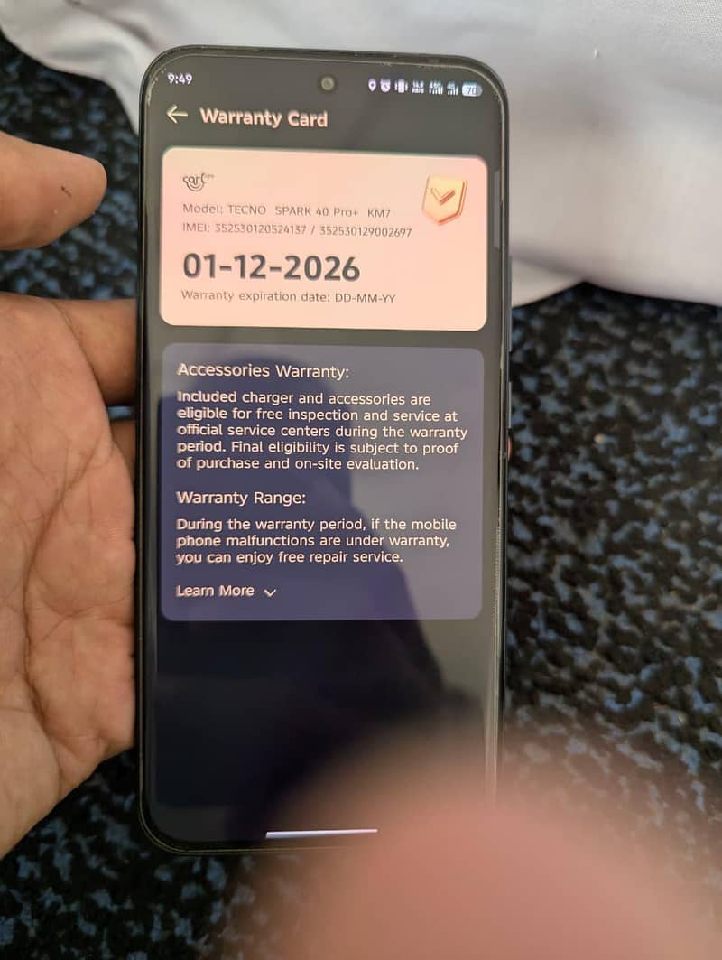 Tecno Spark 40 pro plus 7
