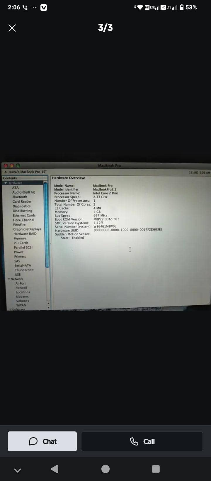 Mac book pro 2