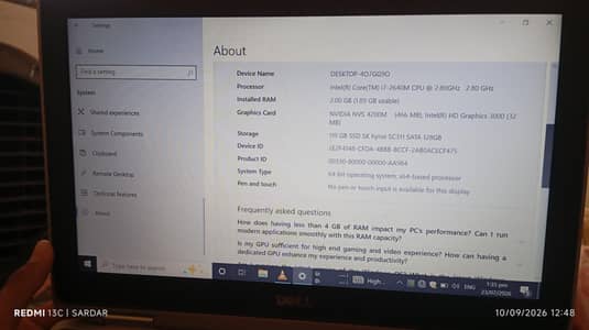 Dell laptop