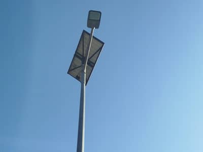 Solar street lights and solar rain & fogg sensing dual color lights