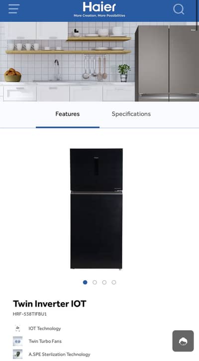 Haier Twin Inverter IOT HRF-538TIFBU1