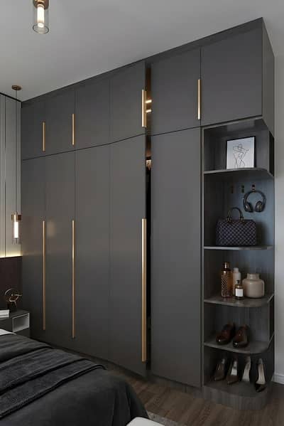 Luxury Modular Almirah Work | Wooden Cabinet Design
