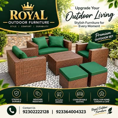 Lawn chair - Outdoor Rope Chair - Rattan chair - PVC Patio Chair