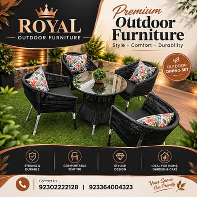 Lawn chair - Outdoor Rope Chair - Rattan chair - PVC Patio Chair