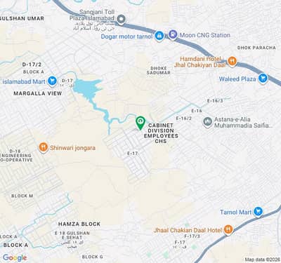 Plot Available For Sale in Sector E-17/3 CDECHS Islamabad