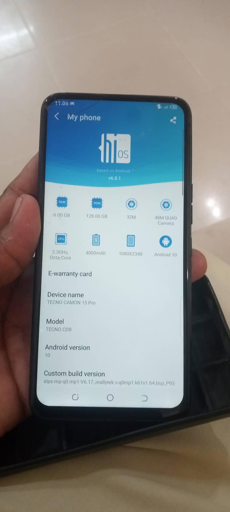 Tecno CAMON 15 Pro 8