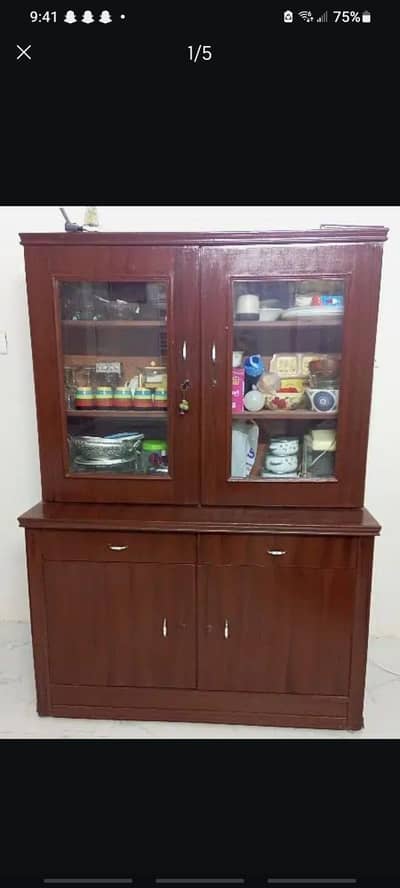Wooden Kitchen Divider