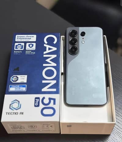 Tecno Camom 50 pro full box urgent sale 11 month warrient available