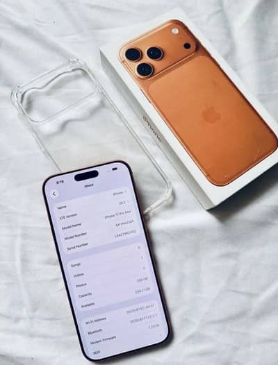 Apple iPhone 17 Pro Max 256GB PTA Approved 93% Battery with box