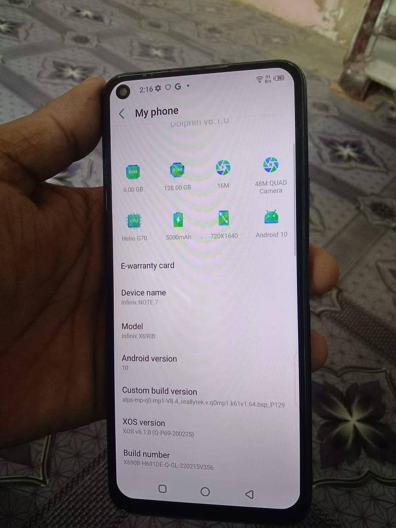Infinix Note 7 5