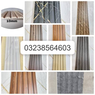 WPC panelling-Wpc wall cladding-Fluted wallpanel-3D Wall panel