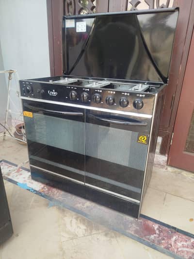ENVIRO cooking Range ECR-5-16 5BURNER Manual Ignition COOKING-RG Black