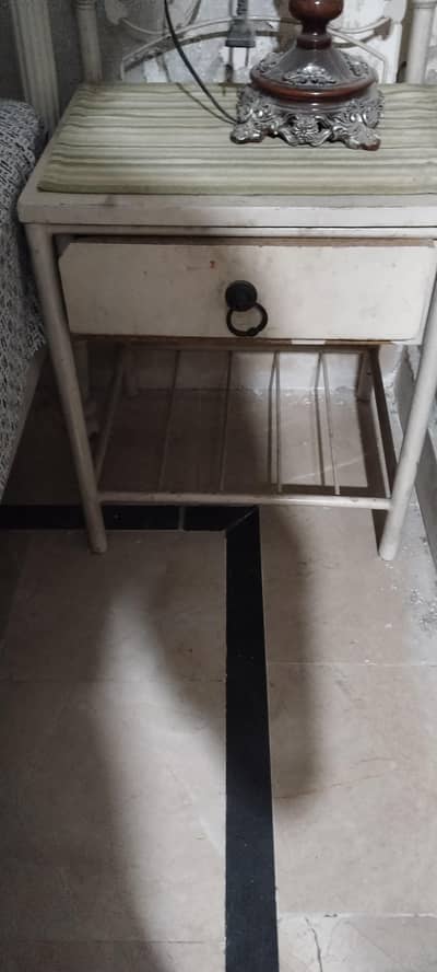 Bed and dressing table