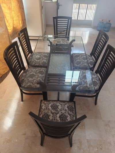 6 Seater Dining Table Set for Sale