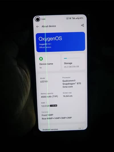 One Plus 9R