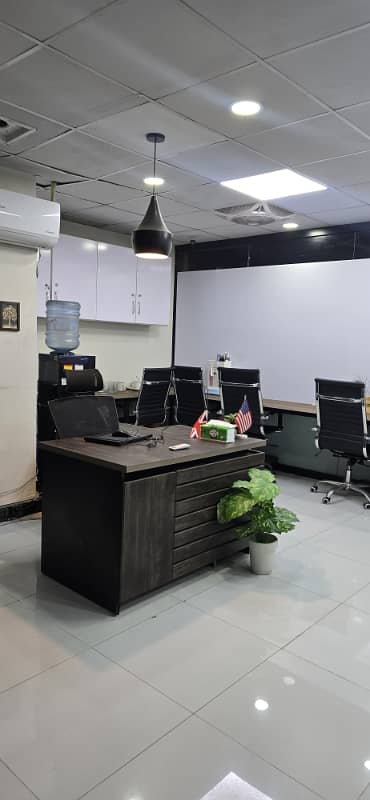 2000 Square Feet Brand New Commercial Property Full Furnished Corporation Office For Rent At Main Boulevard Gulberg 3 Lahore
