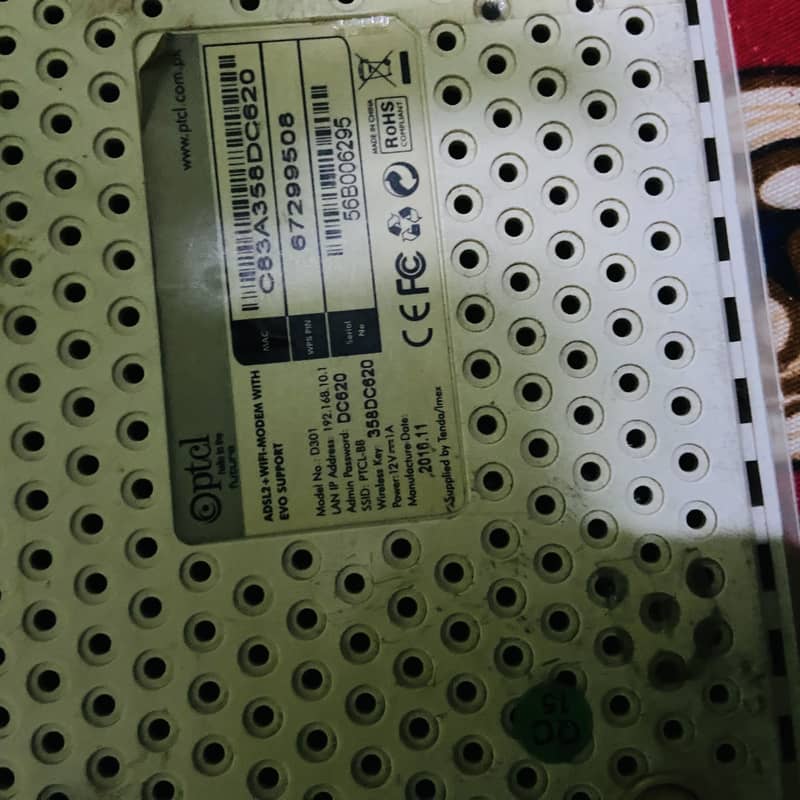Ptcl modem d301 1