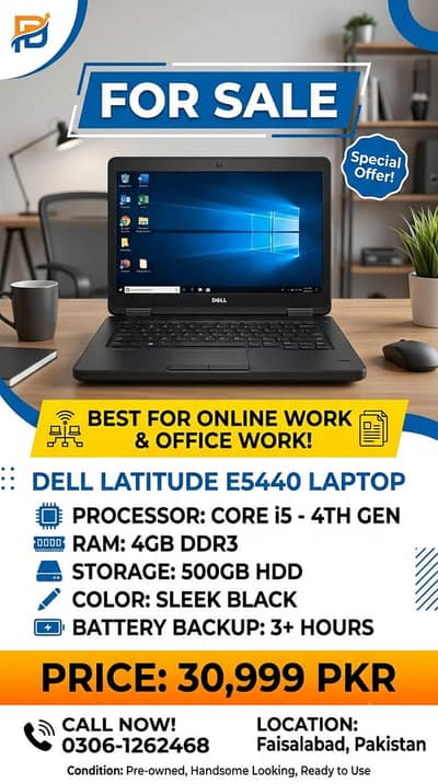 Dell Latitude E5440 Laptop i5-4th Gen Brand New For Sale