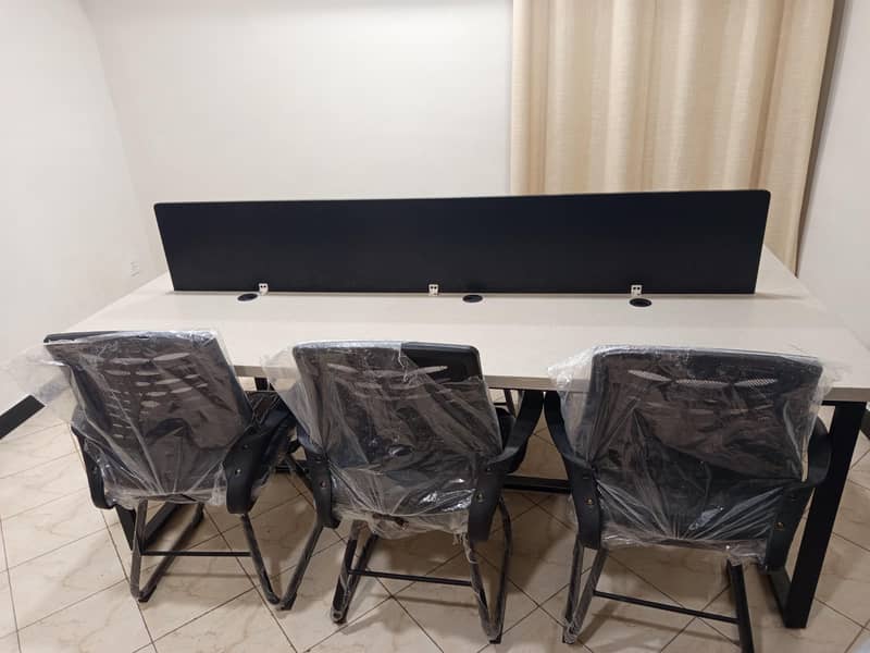 workstation/ computer Table and  computer chairs 2