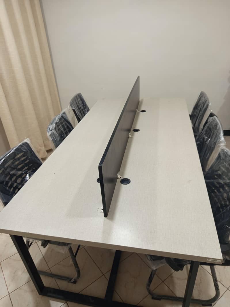 workstation/ computer Table and  computer chairs 3