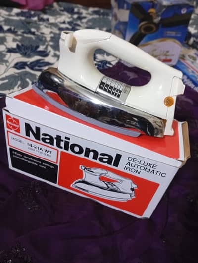 National Dry Iron (NI-21A WT) 6 LBS –  Unused / Box Pac