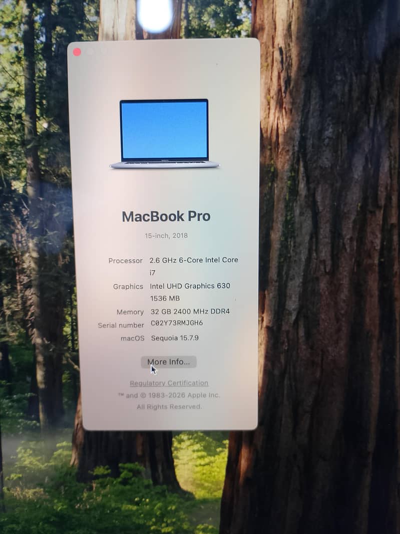 MacBook pro 2018 2