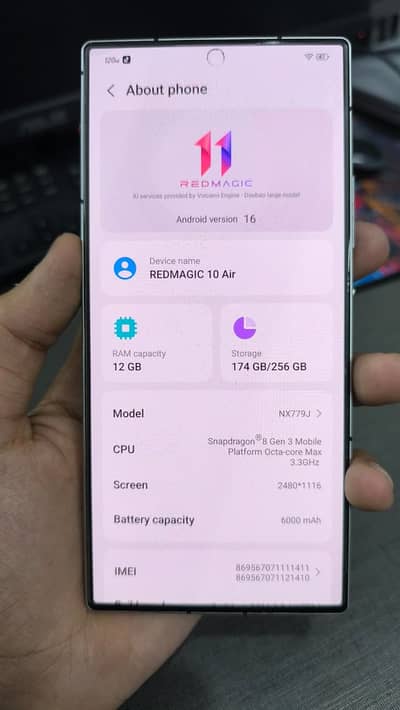 ZTE Nubia REDMAGIC 10 Air