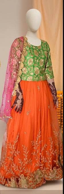 Beautiful mehndi dress