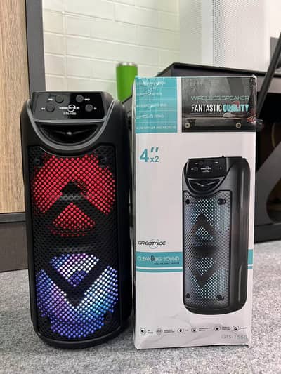 GTS 1550 (4×2 Inch) Double Bluetooth Speaker