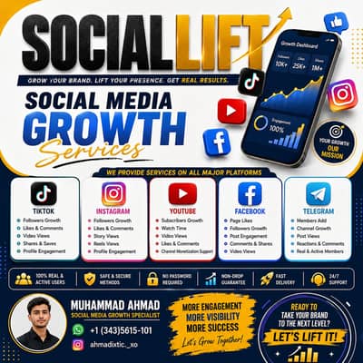 Social Media Marketing Services | TikTok, Instagram, FaceBook, Youtube