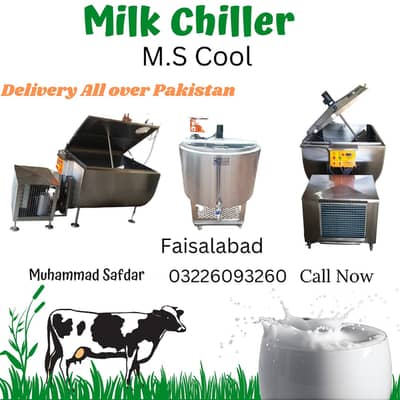 Milk Chiller, Electric milk chiller, Milk Boiler, Milk cooling Chiller