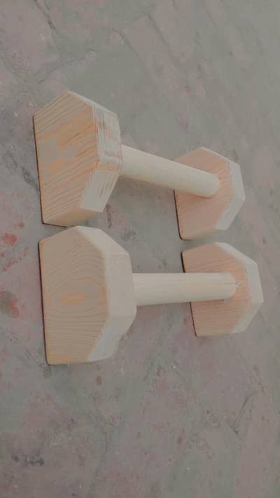 Heavy Duty Solid Wood Calisthenics Parallettes & Pushup Stands