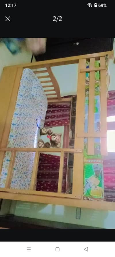Selling a Good Condition Wooden Buker Bed