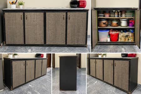 4 Door Storage Almari / Cabinet – Kitchen, Kapray & General Storage