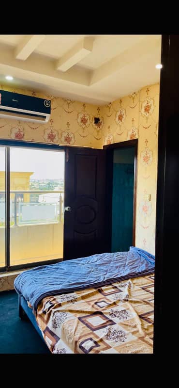Studio Flat Fully Furnished Available bharia Town Face 8 near international Hospital bajlii panii Available brand new building Lift Available