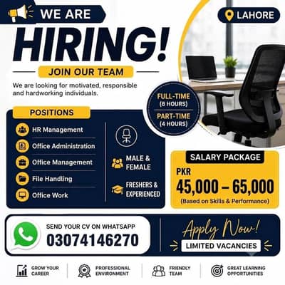 staff required office managament