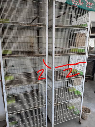 5 portion angle cage, angel cage birds cage pinjra cage for sale