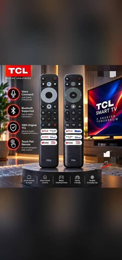 TCL original voiec remote