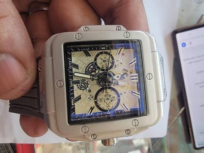 Luxury Square Design Men's Watch Premium Look