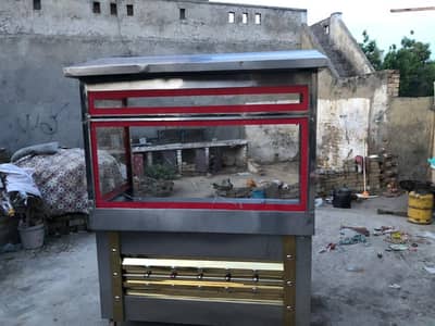 Burger and showarma cart