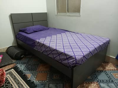 Single Bed with new mattress.