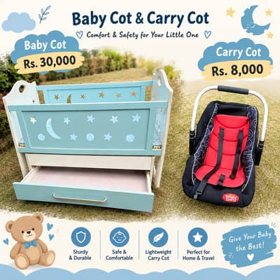 Baby Cot & Carry Cot – Comfortable, Safe & Stylish Baby Essentials
