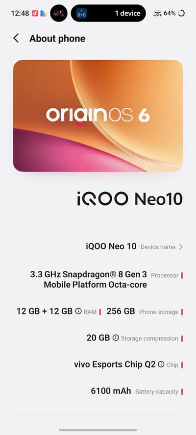 Vivo iQOO Neo10